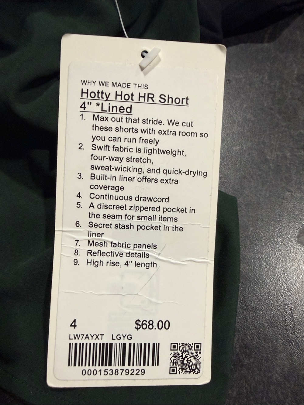 lululemon athletica Forest Green Athletic Shorts - Picture 4 of 4